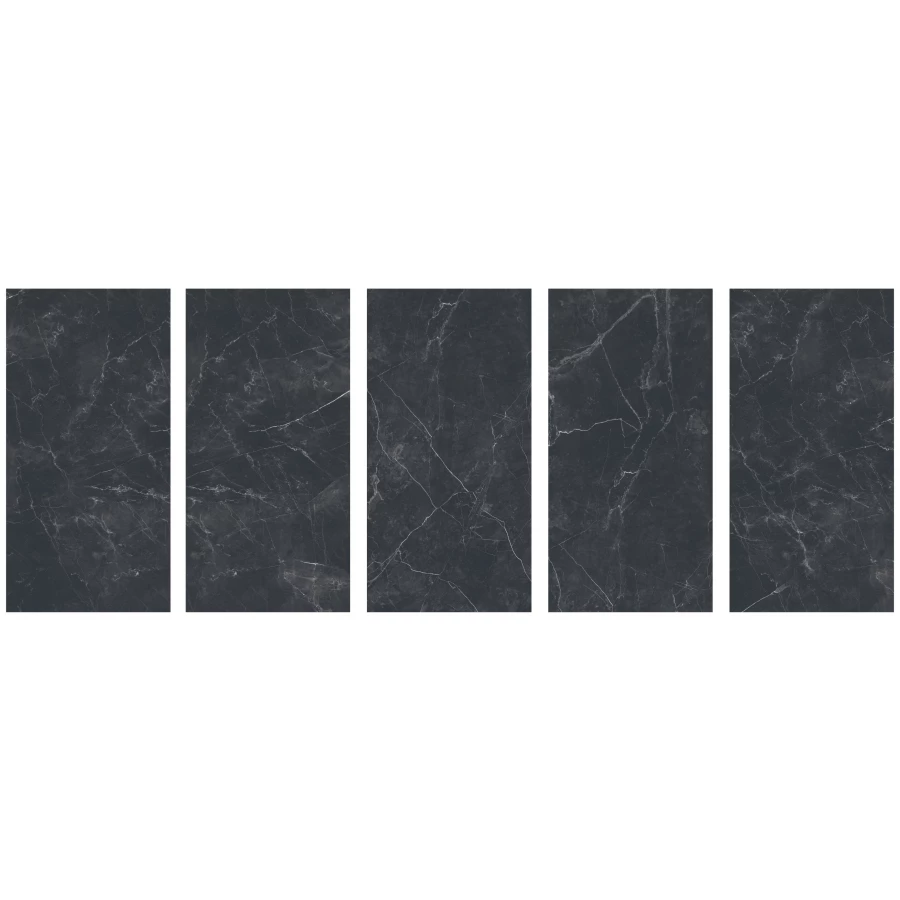 Керамогранит Staro Silk Argos Nero Sugar матовый черный 12430992 120х60 см