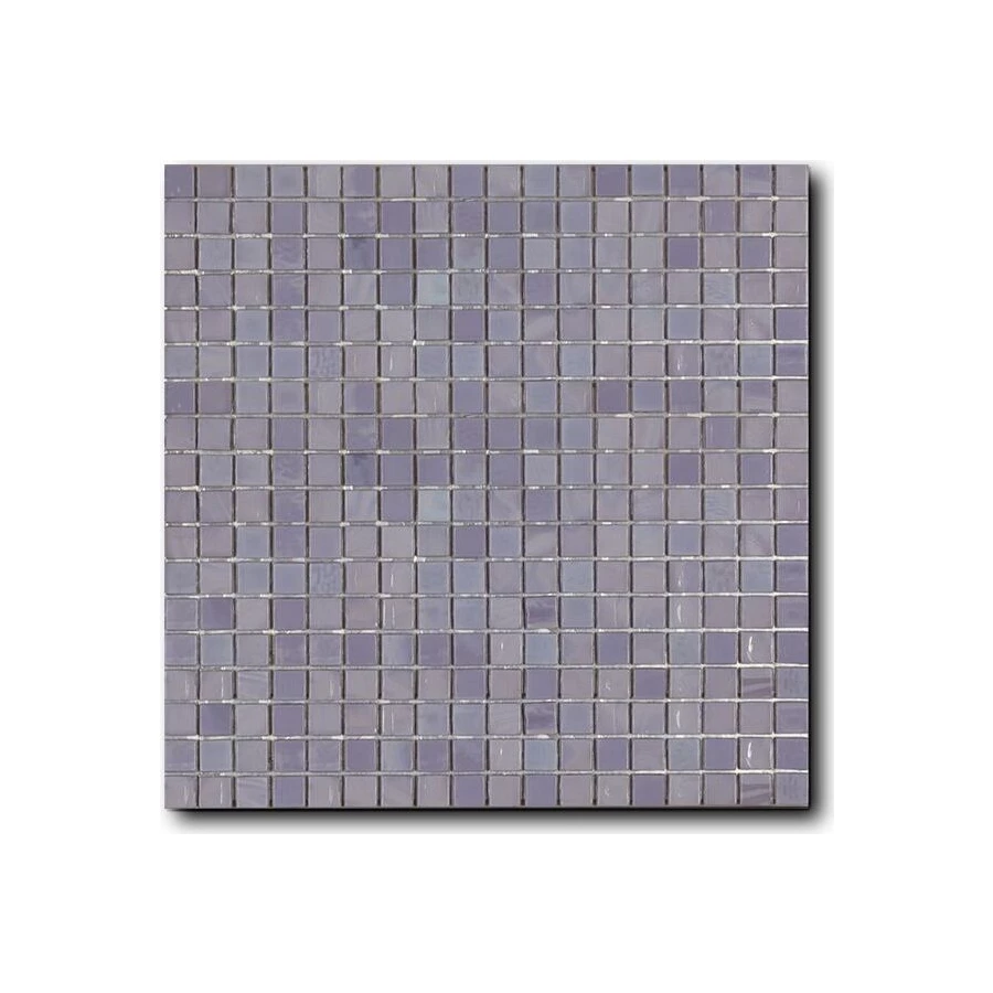 Стеклянная мозаика Art&Natura Classic Glass сетка 15х15 глянцевая фиолетовая inez1 29,5х29,5 см