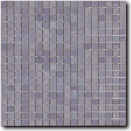 Стеклянная мозаика Art&Natura Classic Glass сетка 15х15 глянцевая фиолетовая inez1 29,5х29,5 см