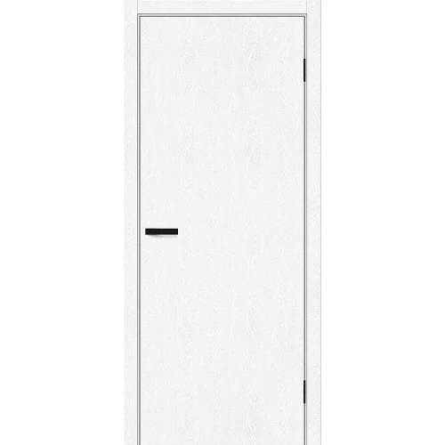 Межкомнатная дверь Bravo Браво-0.П 200x60 экошпон Bravo A полотно глухое цвет White Silkwood