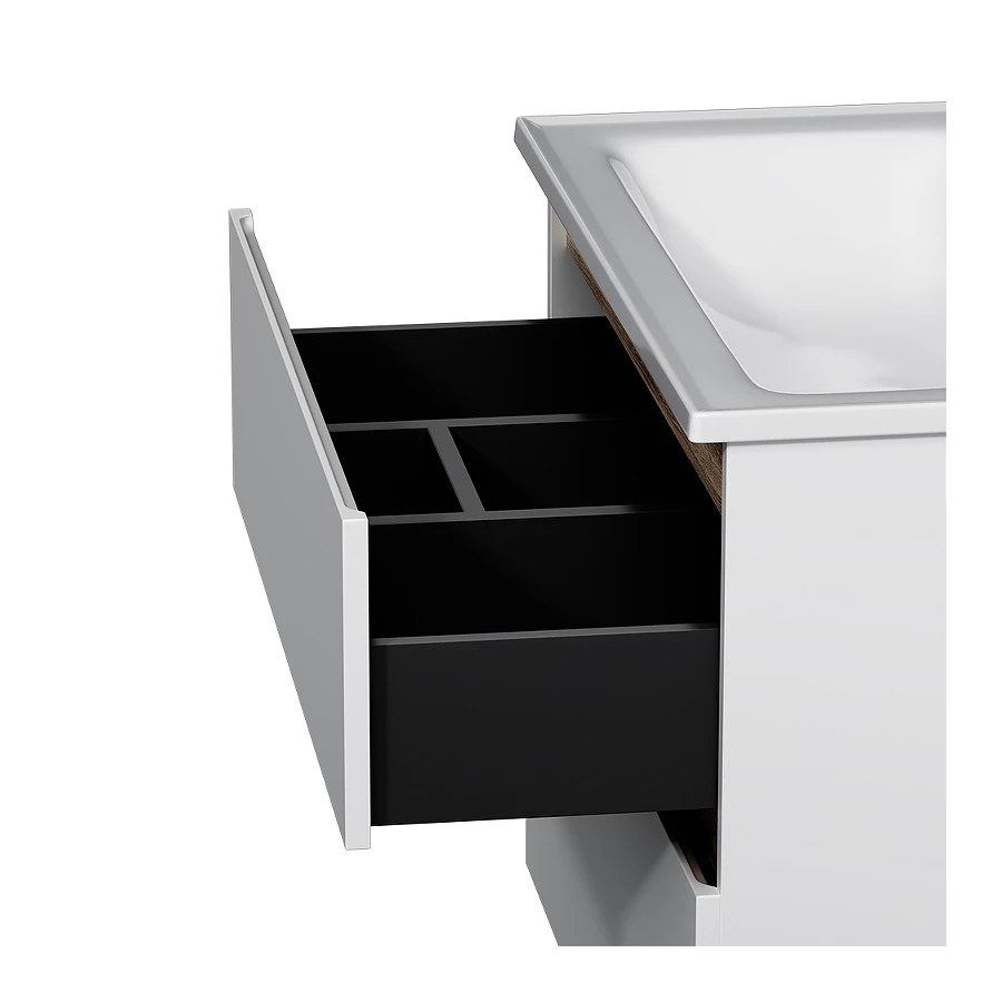 База под раковину Am Pm X-Joy подвесная 2 ящика белый глянец M85AFHX0802WG 80 см