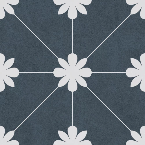 Керамогранит Motto Monotone Oxford Decor Matt матовый синий N100104 20x20 см