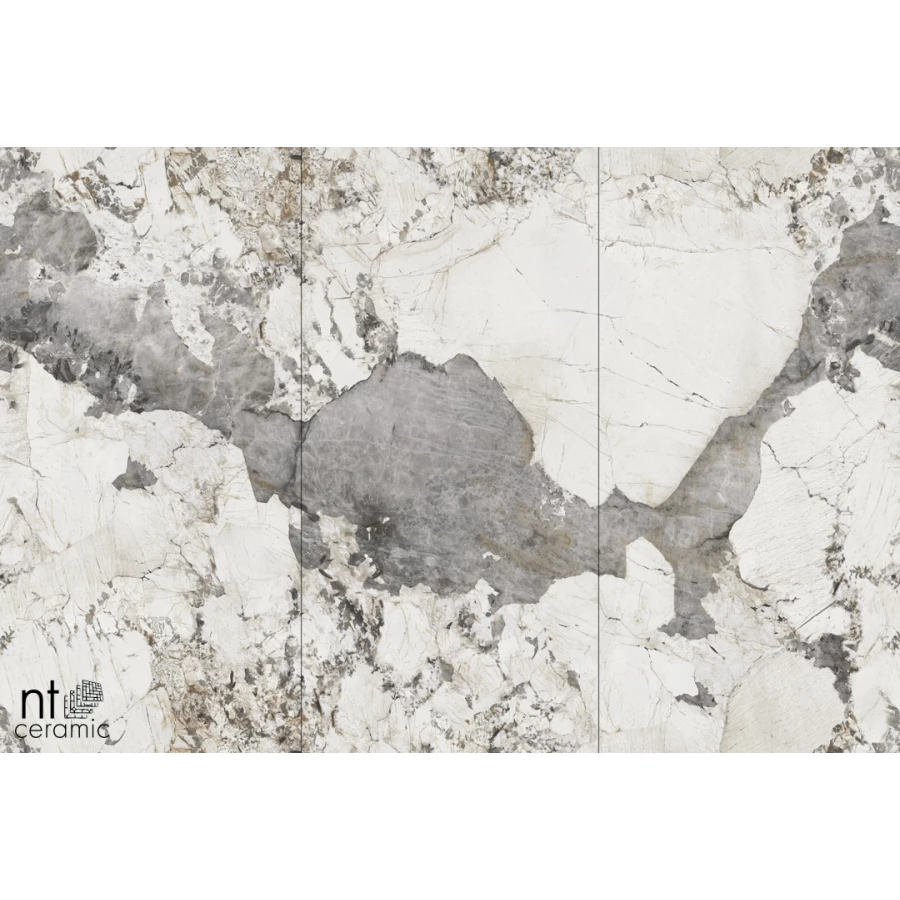 Керамогранит NT Ceramic Atlas Wide Calacatta Black Полированный NTT3012P 240х120 см