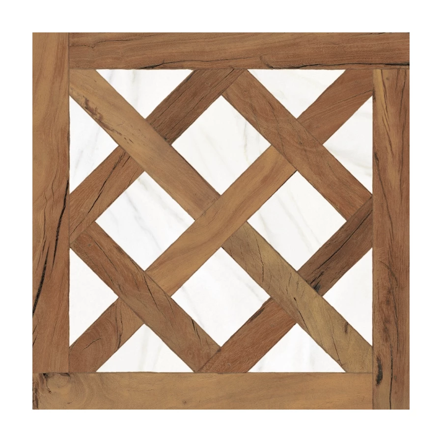 Плитка напольная Peronda FS Forest Mix матовая бело-коричневая 0100338321 45x45 см