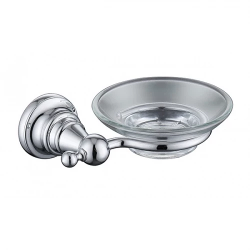 Мыльница Kaiser стекло хром латунь KH-2203 20х20 см