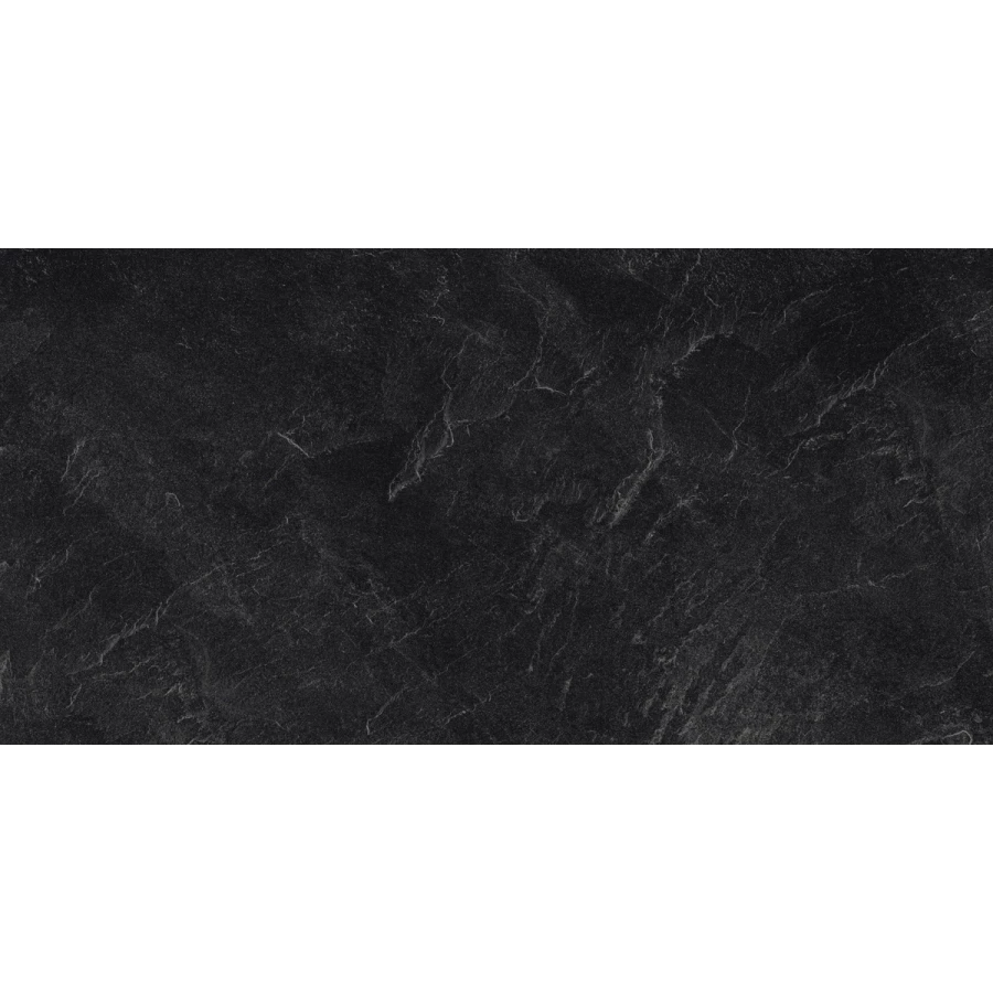 Керамогранит Laparet Archie Nero Pro R10GR STR матовый чёрный 120х60 см