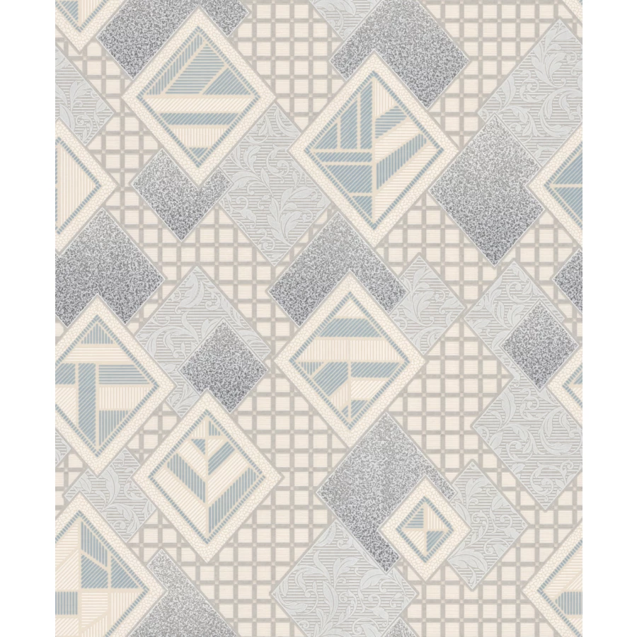 Обои бумажные Palitra Home HomeColor Puzzle серые HC11041-14 0.53х10.05м