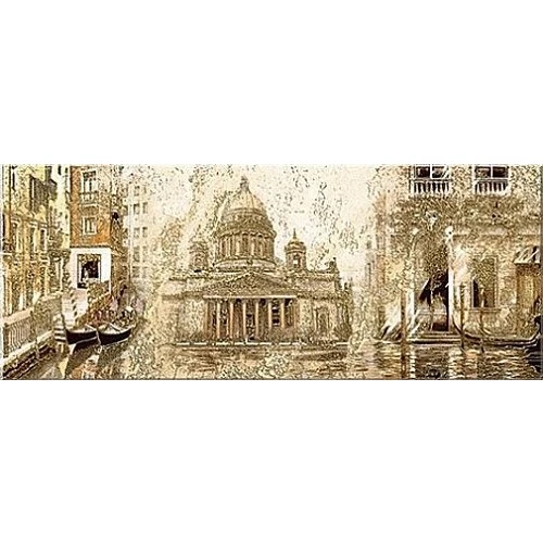 Декор Azori Sfumato Beige Vistas 1 бежевый 20,1х50,5 см