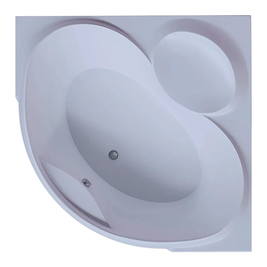 Акриловая ванна Aquatek Эпсилон с фронтальным экраном вклеенный каркас EPS150-0000066 150х150 см