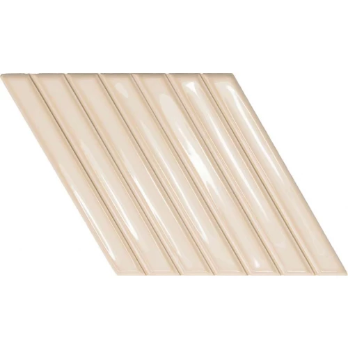 Плитка настенная WOW Spike Bars A Deep White глянцевая белая 135011 25,9х15 см