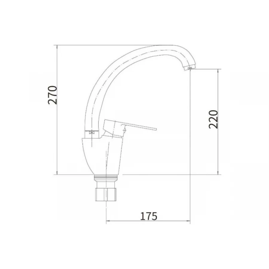 Смеситель для кухни Fashun A54119