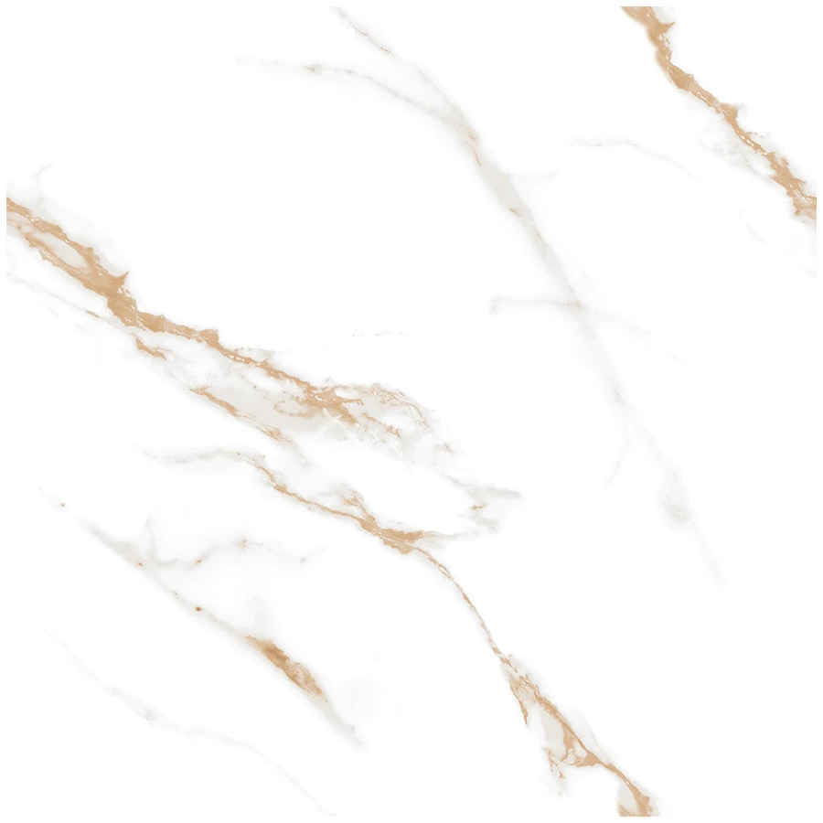 Керамогранит Ceradim Calacatta Sharp Gold белый Полированный 60х60 см