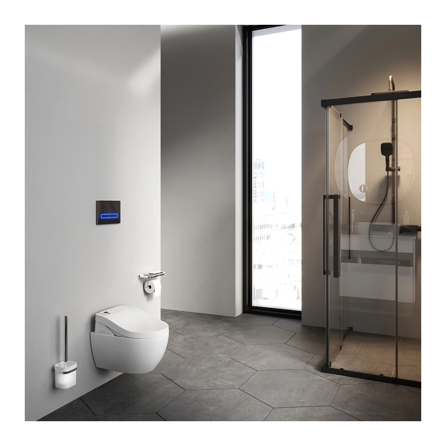 Унитаз подвесной Am Pm Awe с электронной крышкой-биде Clean Care C111739SC