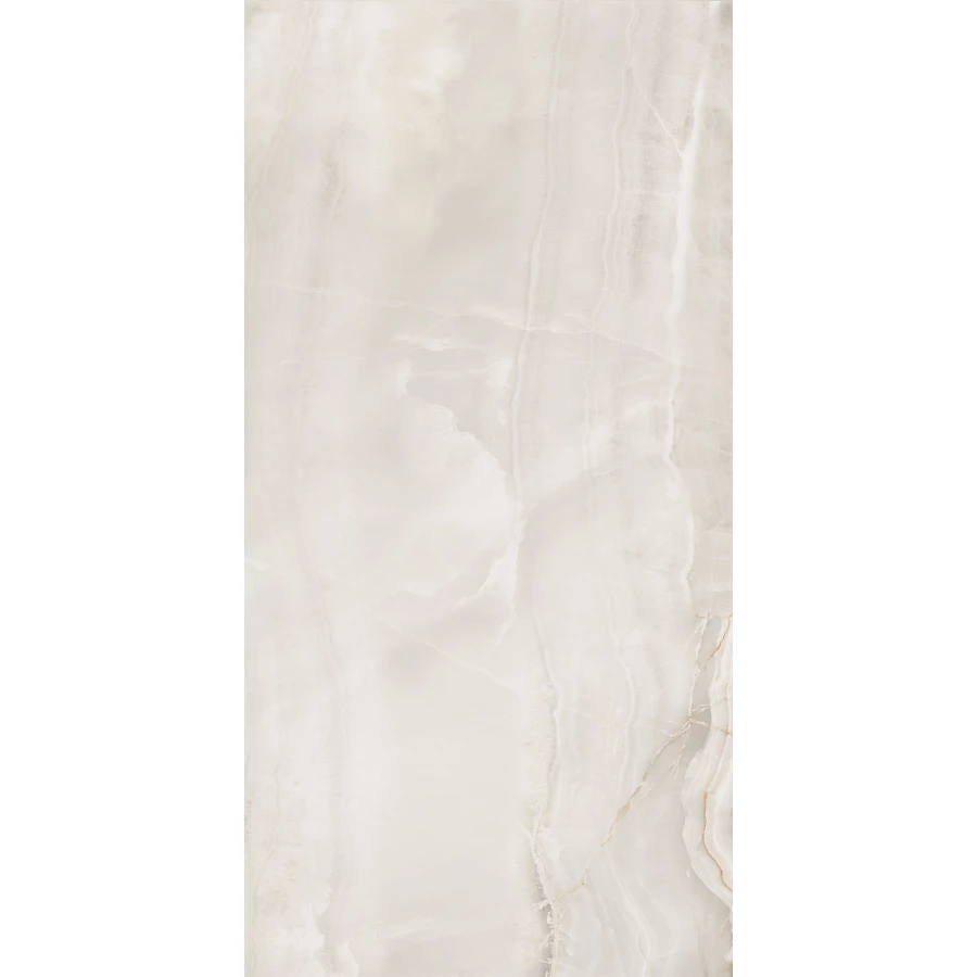 Керамогранит Lafaenza Bianco ONICE 9018 LP глянцевый белый 180x90 см