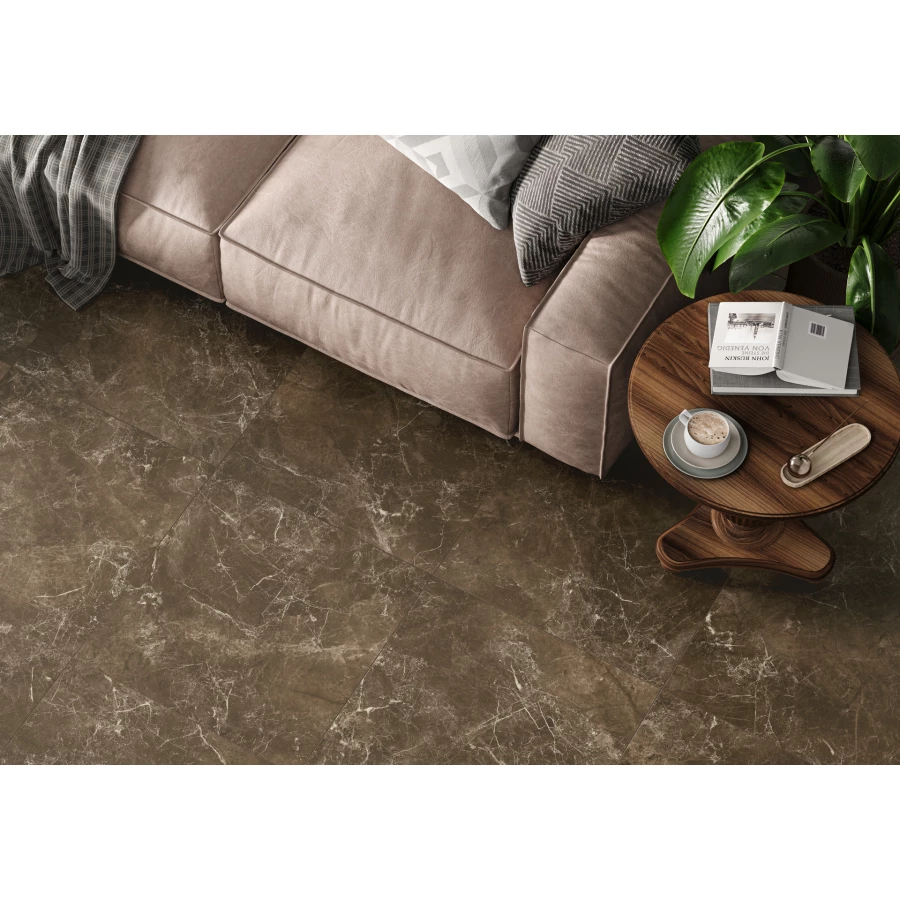 Керамогранит ALMA Ceramica Aparel лаппатированный коричневый GFU6060APL40L 60х60 см