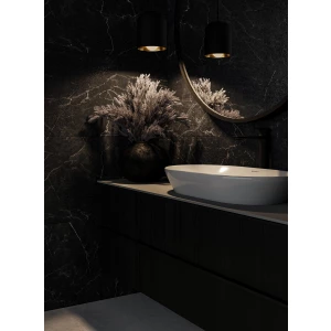 Керамогранит Staro Silk Argos Nero Sugar матовый черный 12430992 120х60 см