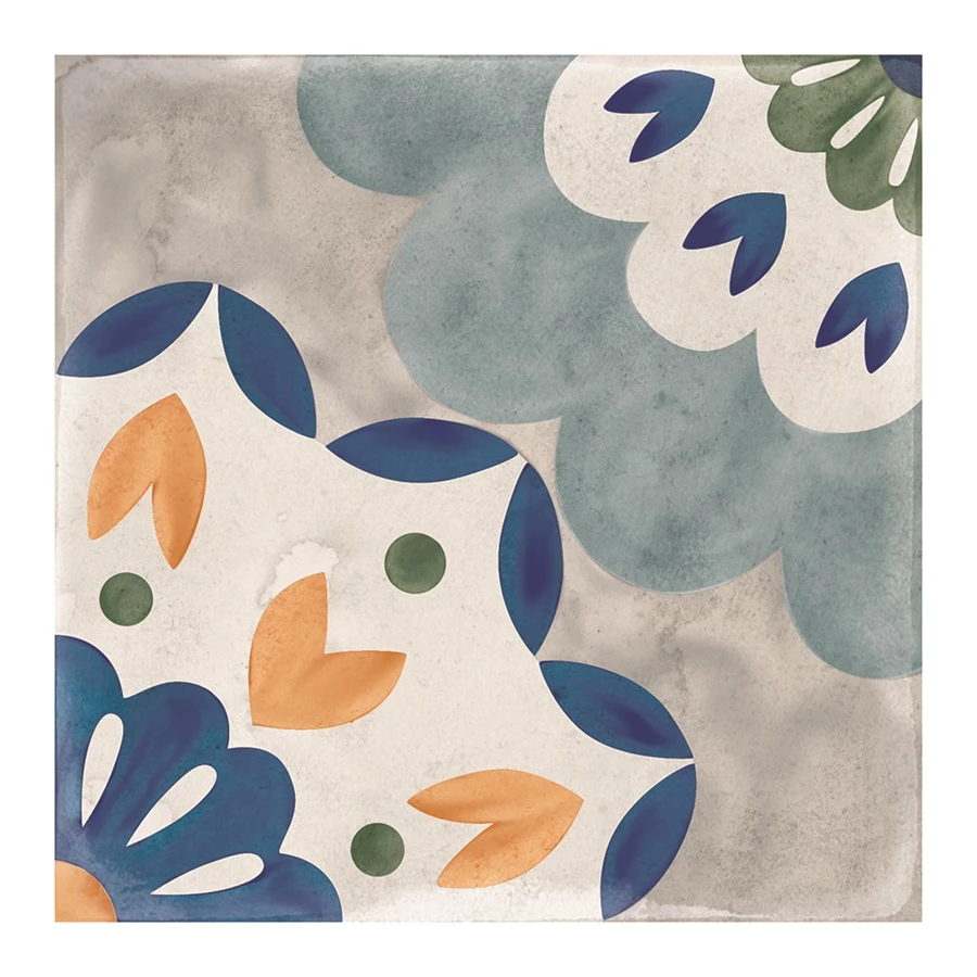 Керамогранит Nanda Tiles Veranda Alma матовый многоцветный 15x15 см