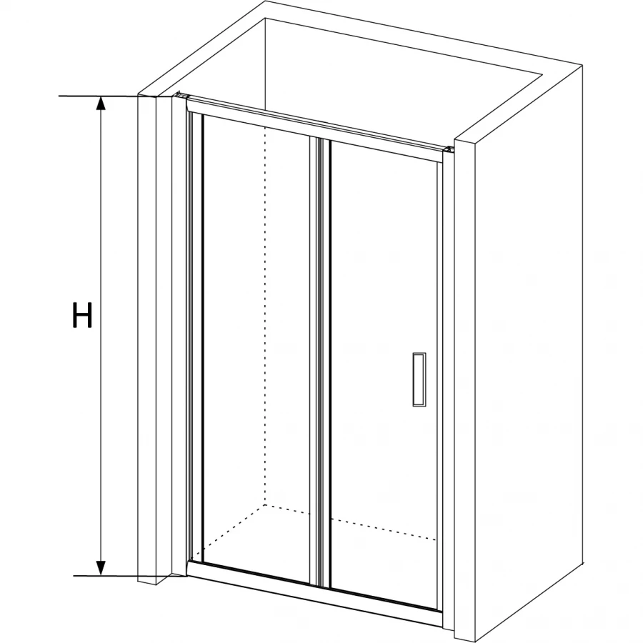 Душевая дверь RGW PA-21B 1000 06082110-14