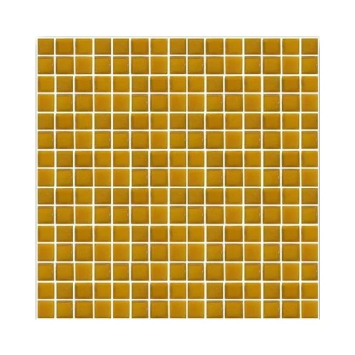 Стеклянная мозаика Rose Mosaic Gold Star сетка 1x1 глянцевая золотая A92(3) 31,8х31,8 см