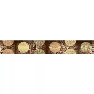 Бордюр Нефрит-Керамика Кристи коричневый 05-01-1-77-03-15-823-0 500х70