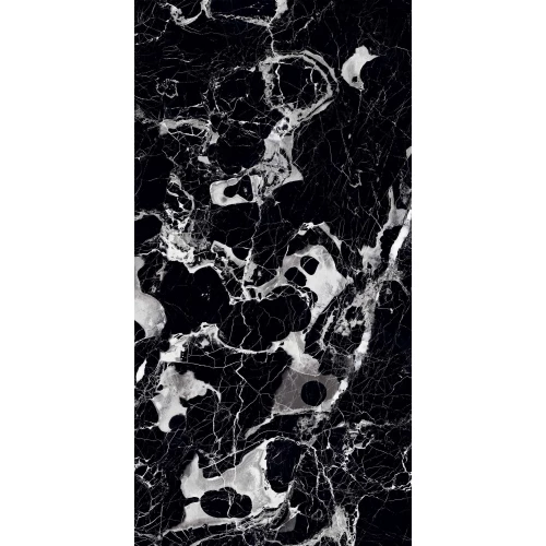 Керамогранит Arcadia Ceramica Elegant Nero High Gloss чёрный HG2001-A 120х60 см