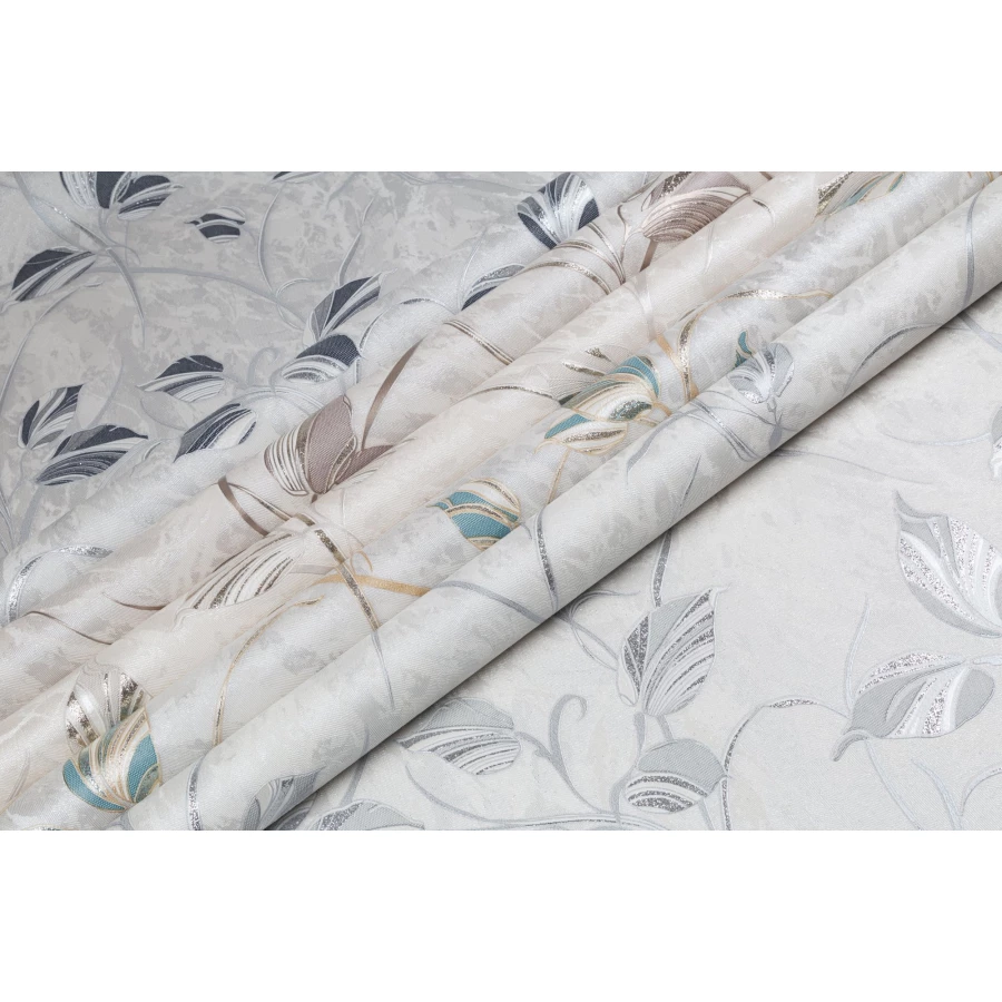 Обои флизелиновые Palitra Home Protect-Fleur HomeColor серые HC31221-41a 1,06х10,05 м