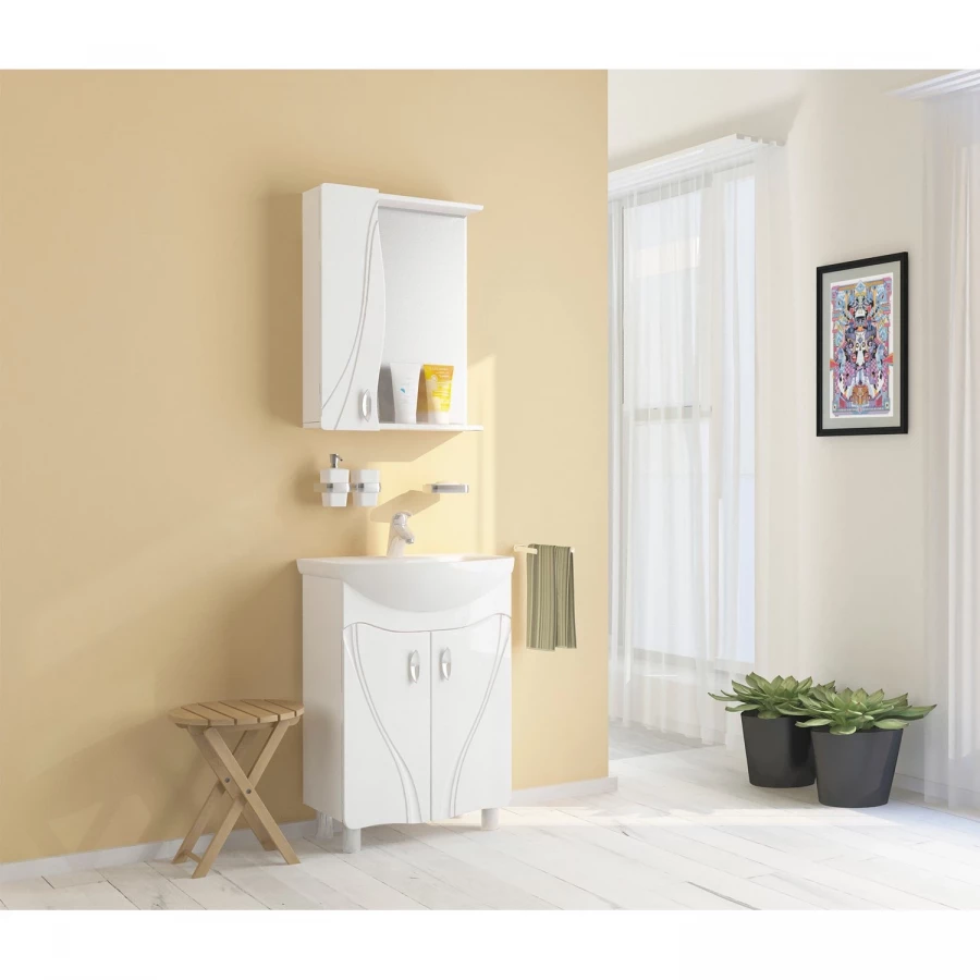 Тумба для ванной MixLine Лима-65 под умывальник Элеганс-65 551703