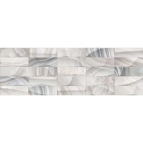 Плитка облицовочная рельефная Alma Ceramica Riola бежевый 24,6*74 см