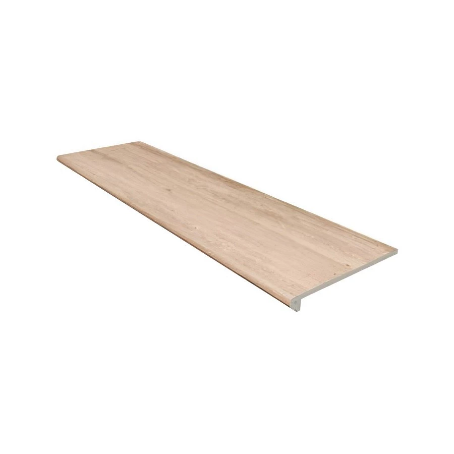 Клинкерная плитка Gres de Aragon Marble Peld Red 120 Travert Beige Liso матовая бежевая 970181 120х30 см