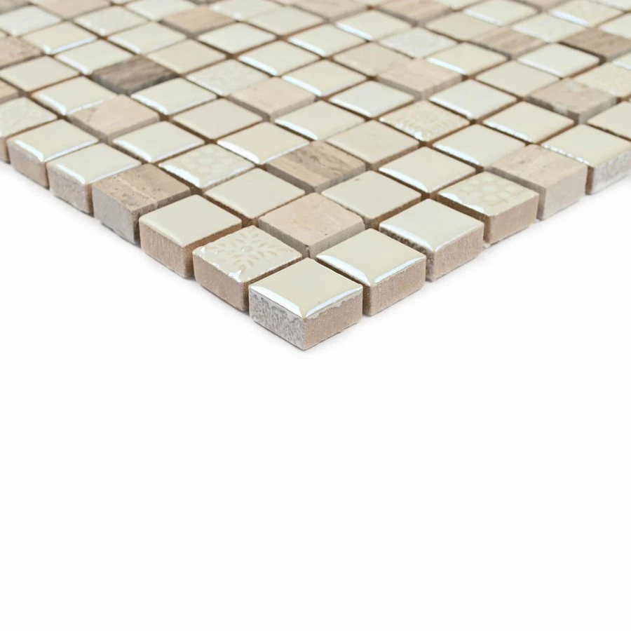 Мозаика Bonaparte Керамическая мозаика Iceland 15х15 бежевая 30х30 см
