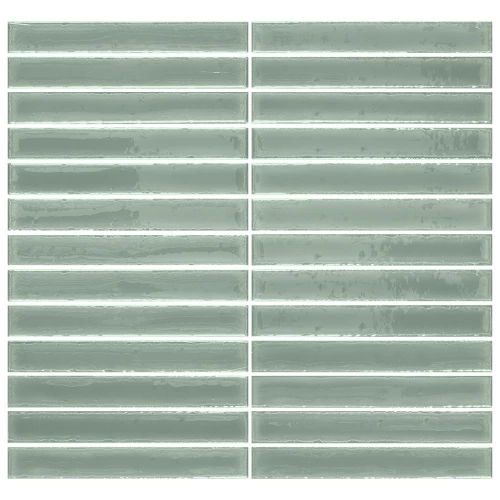 Мозаика Amadis Шорт Стик Аппле Глосс / Short Stick Apple Gloss глянцевая зеленая 8436552229408 29,5х29,2 см