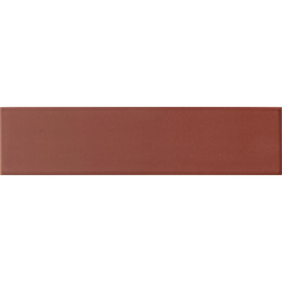 Плитка настенная Equipe Лумина Роан Роуге Матт / Lumina Roan Rouge Matt матовая красная 32367 24,6х6 см