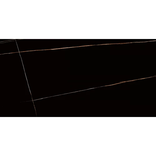 Керамогранит Laparet Lawa Black Полированный черный 120х60 см