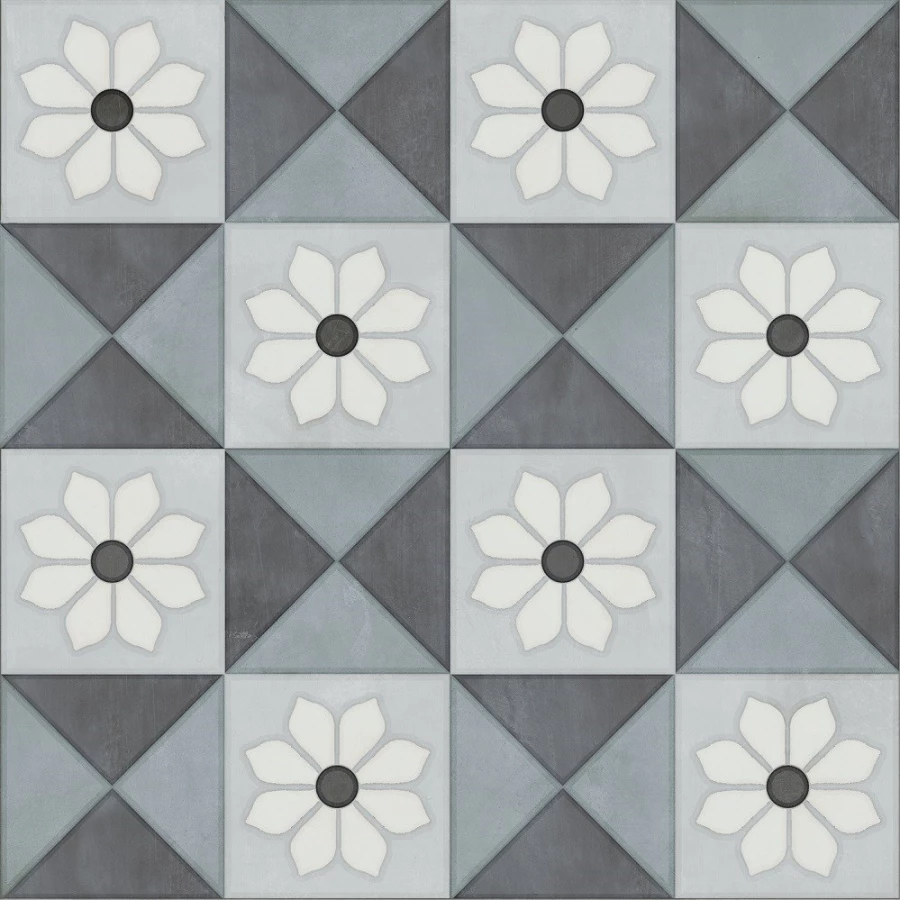 Декор Kerama Marazzi Чементо 8 матовый белый VT/A600/5301 20x20 см