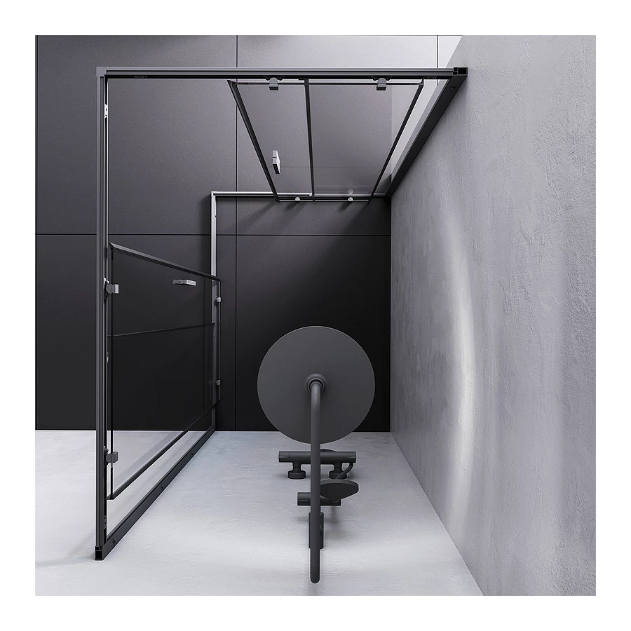 Душевое ограждение без поддона Am Pm Gem S W93G-404-120290-BT 120x90 см