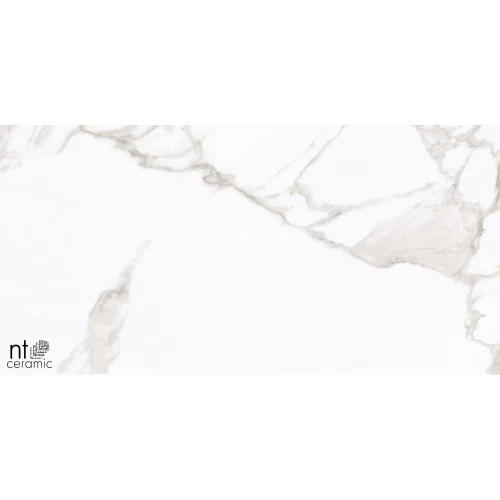 Керамогранит NT Ceramic Марвел / Marvel глянцевый белый ML612NTT1001P 120х60 см