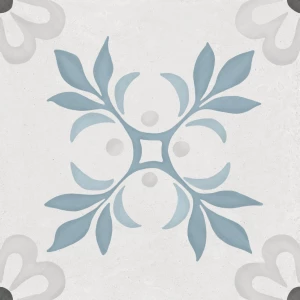 Керамогранит Harmony Peronda Sirocco Blue Garden серо-голубой 0,99 м2 3386032925 22,3х22,3 см