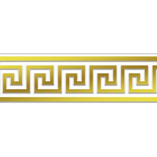 Бордюр Eurotile Ceramica Marbelia золото 21 24,5х7,5 см
