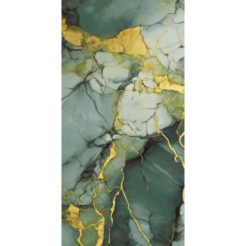 Керамогранит Seratonia Glossy Dream Gold светло-зеленый 120х60 см