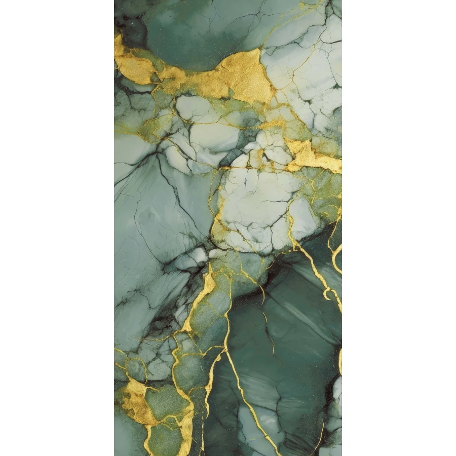 Керамогранит Seratonia Glossy Dream Gold светло-зеленый 120х60 см
