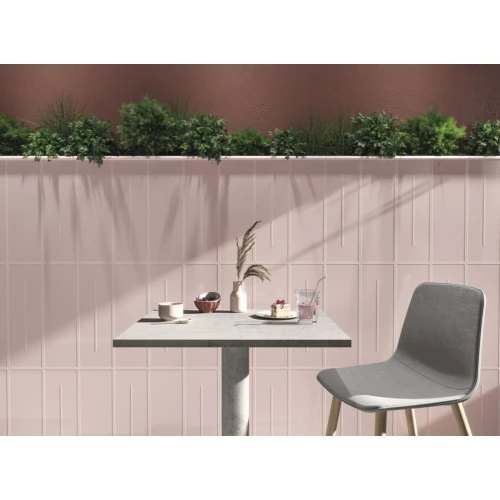 Плитка настенная Harmony Peronda Рим Пинк Десор / Rim Pink Decor глянцевая розовая 31921 45х15 см