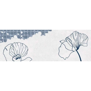 Плитка настенная Tikko Decor Blanco матовая с блеском белая 90х30 см