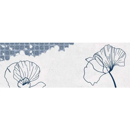 Плитка настенная Tikko Decor Blanco матовая с блеском белая 90х30 см