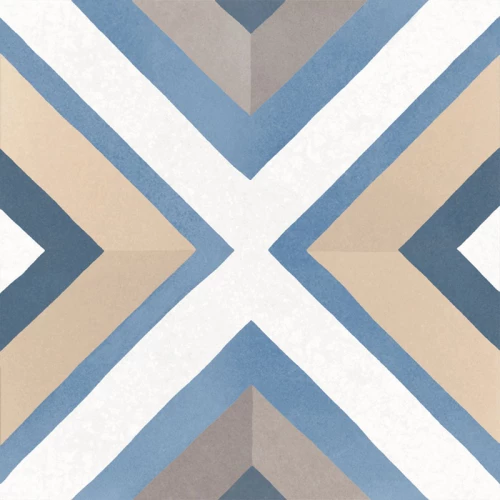 Керамогранит Equipe Каприс Деко Скьюуаре Cолоурс / Caprice Deco Square Colours матовый многоцветный 22119 20х20 см