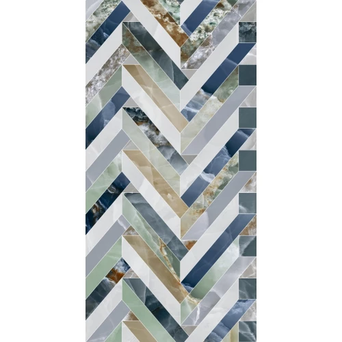 Керамогранит ITC Agate Volumes Polished глянцевый многоцветный 120х60 см