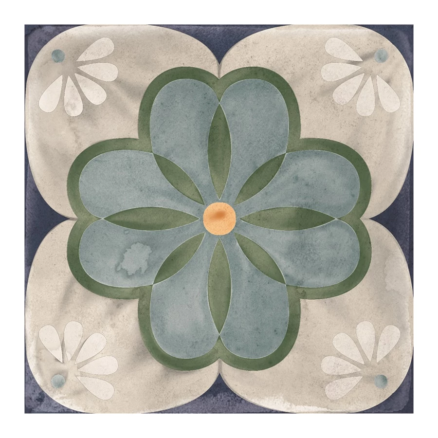 Керамогранит Nanda Tiles Veranda Liena матовый многоцветный 15x15 см