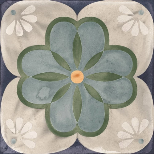 Керамогранит Nanda Tiles Veranda Liena матовый многоцветный 15x15 см