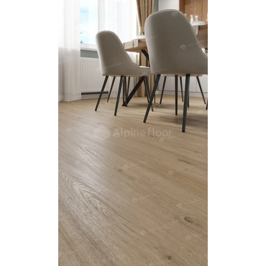 Каменный SPC ламинат Alpine Floor Solo Ларго ЕСО 14-6 34 класс 3.5 мм 2.23 кв.м 122х18.3 см