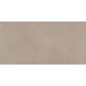 Керамогранит LCM Невел Чип серо-коричневый / Nevel Taupe Chip матовый карвинг 60120NEV21M 120х60 см