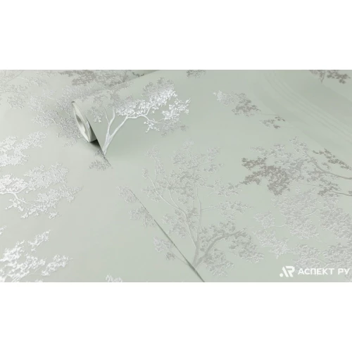 Обои флизелиновые Аспект Тиана зеленые 70652-17 1,06х10,05 м